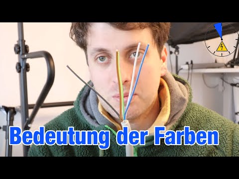 Bedeutung der Farben Schutzleiter PE N L1 L2 L3 NYM Leitung