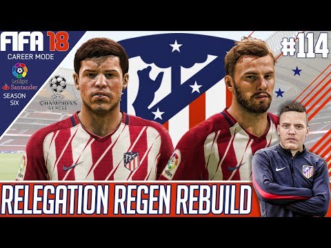 Fifa 18 Atletico Madrid Career Mode - Relegation Regen Rebuild - EP 114 - TIME FOR PSG