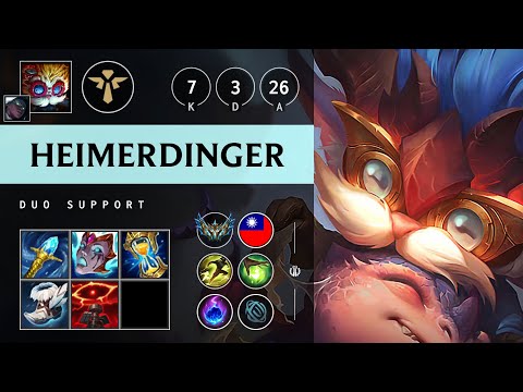 Heimerdinger Support vs Nautilus - TW Challenger Patch 25.13
