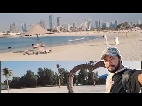 Dubai Park & beach ⛱️ Al Mamzar Picnic Spot review must watch...
