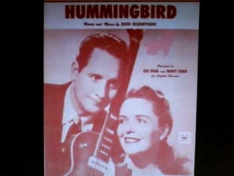 Mary Ford & Les Paul - Hummingbird,1955 - Cottage For Sale, 1961
