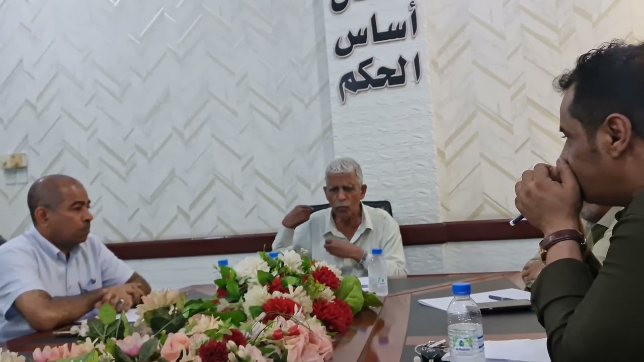 رابط فيديو لقاء السلطة القضائيه بحضرموت والاطلاع على محتجزين البحث الجنائه