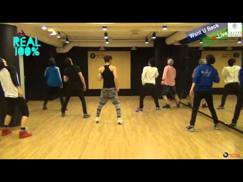 [ENG SUB] The Real 100% [130529]  'Want U Back' Raw Live Version