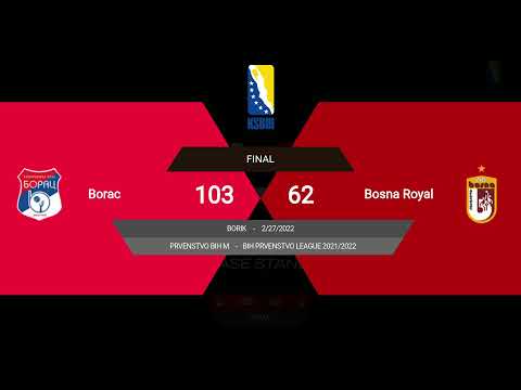 KK Borac vs KK Bosna Royal