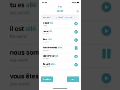 Verbe Aller (To go) Indicatif passé composé #frenchverbs #conjugationapp #conjugaison #Shorts