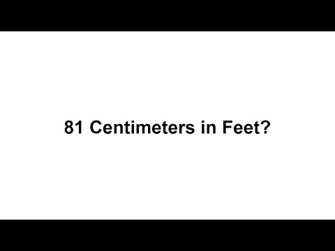 81m In Feet