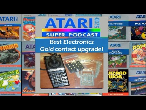 Atari 5200 Joystick Gold Plated Contact Upgrade!