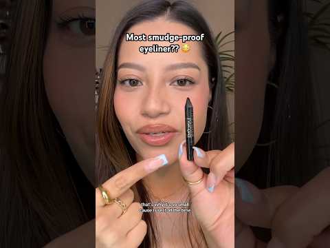This is the most smudge-proof eyeliner I’ve ever used 😳