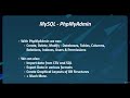 2 Introduction PhpMyAdmin