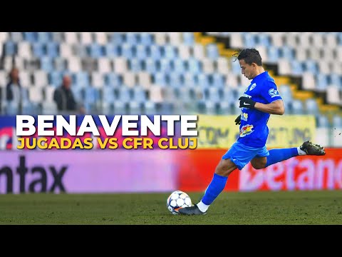 CRISTIAN BENAVENTE vs CFR CLUJ: COMPACTO de JUGADAS | GLORIA BUZAU - RUMANIA 24/25 HIGHLIGHTS