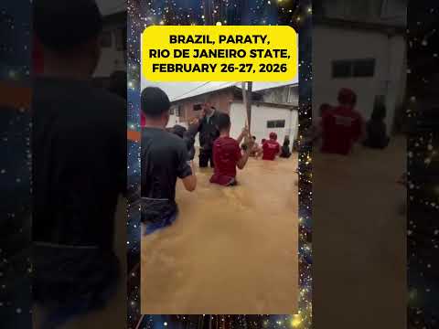 #Flooding in #Brazil, #Paraty, state of #Rio de Janeiro, February 26-27, 2026