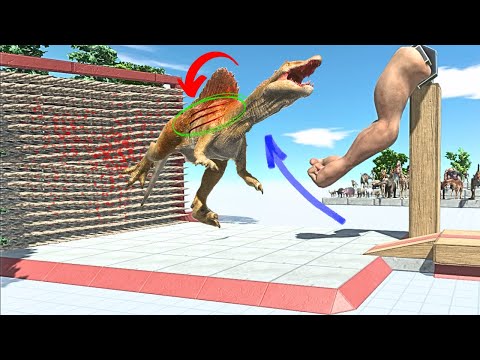 Mega Punch into Spikes - Animal Revolt Battle Simulator