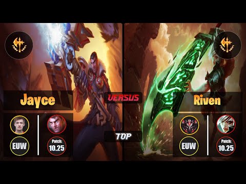 Nemesis JAYCE (Top) [Conqueror] VS RIVEN - Grandmaster EUW Patch 10.25