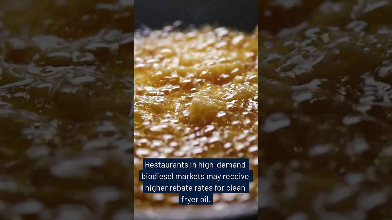 How much is used cooking oil worth in 2026?