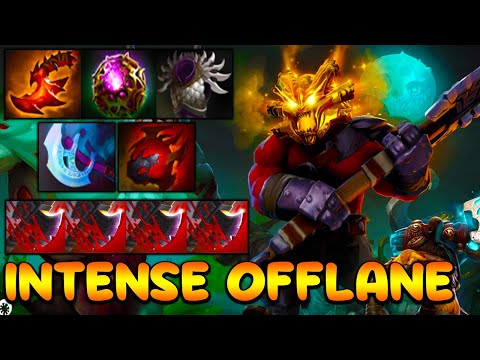 INTENSE OFFLANE [ Axe ] FULL TEAM FIGHT - DOTA 2 GAMEPLAY