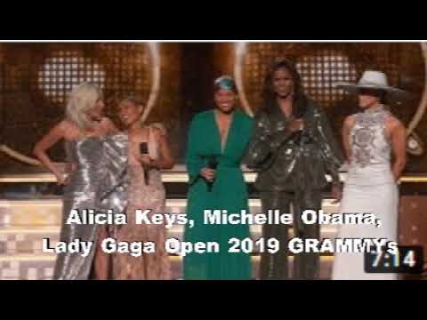 Alicia Keys, Michelle Obama, Lady Gaga Open 2019 GRAMMYs