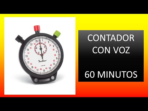 Contador 60 minutos (Una Hora) con voz