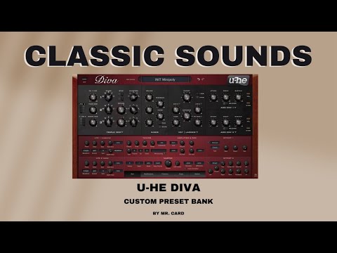 u-he Diva – Classic Sounds Vol. 1 | Presets Inspired by Oberheim, Moog, Korg & Roland