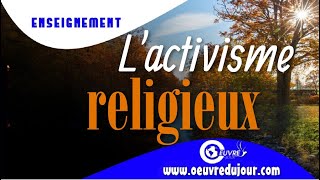 L’activisme religieux partie 1  Données analytiques