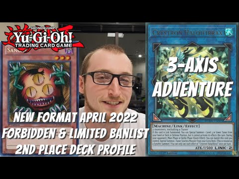 Yugioh New Format April 2022 2nd Place Deck Profile - 3-Axis Adventure - Seth Strohm