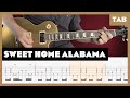 Lynyrd Skynyrd Sweet Home Alabama Guitar Tab Lesson Cover Tutorial
