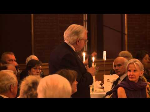 David Starkey speaks at Barts annual dinner