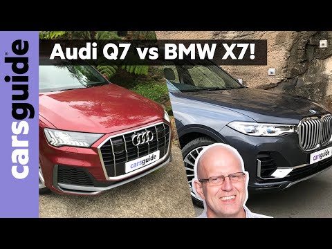 Audi Q7 50 TDI S line vs BMW X7 xDrive30d comparison review