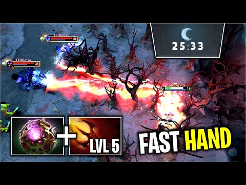 DAGON LEVEL 10..!! Arc Warden 25 Min Dagon LVL 5 + Octarine Core 7.27 | Dota 2