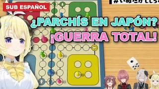 ¿PARCHÍS en Japón? ¡La partida de Ludo más intensa de Hololive! [Sub Español]
