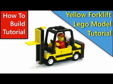 (Tutorial) Lego Forklift Learn How to Build this!!!