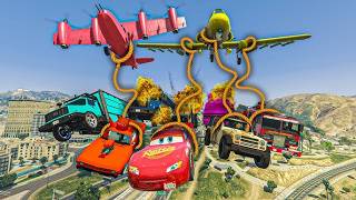 EL ÚLTIMO EXPLOTA CON COCHES ALEATORIOS! ESTAMOS AMARRADOS! - GTA 5 ONLINE