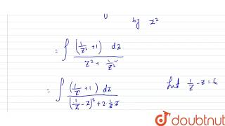 `int (dx)/(sin^(4)x+cos^(4)x)` |Class 12 MATH | Doubtnut