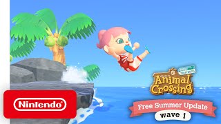 Download the video "Animal Crossing: New Horizons Free Summer Update - Wave 1 - Nintendo Switch"