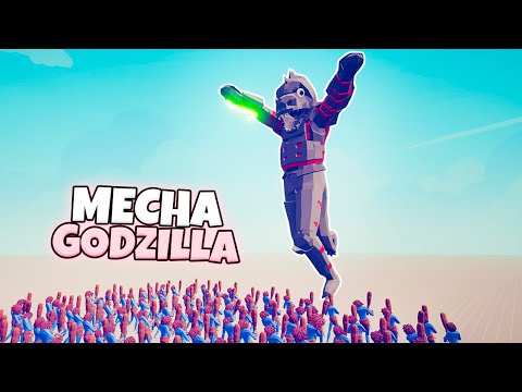 MECHA GODZILLA vs EVERY FACTION | TABS Gameplay