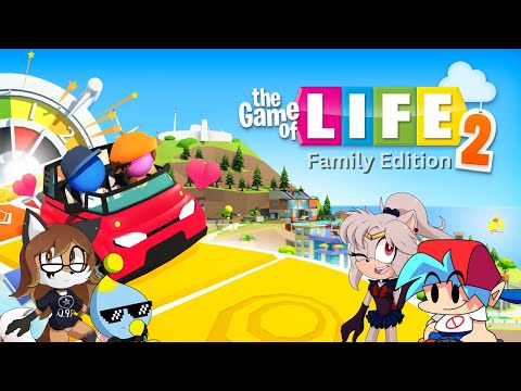 FAMILY GAME NIGHT!!! Sailor Peace, Boyfriend, Cheese, and Vicki Play The Game of Life 2