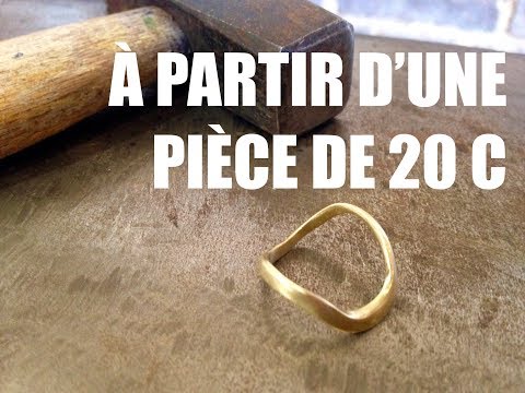FABRIQUER UNE BAGUE À PARTIR D'UNE PIÈCE DE 20 CENTIMES