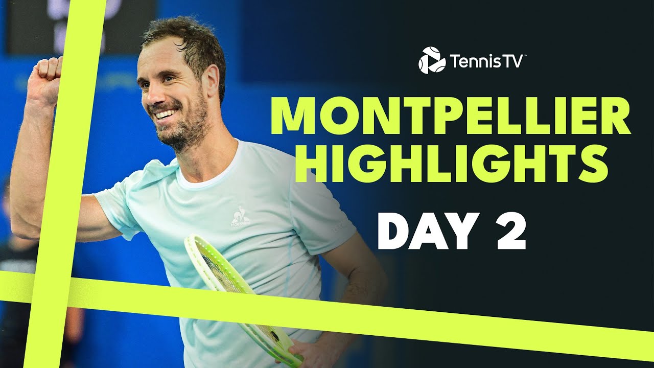Gasquet Plays Mannarino; Rinderknech Battles Mayot & More | Montpellier 2025 Day 2 Highlights