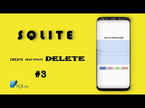3sqlite Tutorial For Android Studio In Java Crud Operations Delete Data In Sqlite