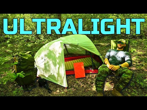 ULTRALIGHT Tent Solo Camp | MRE Field Review | Near Zero Dynalite 2 Person Tent