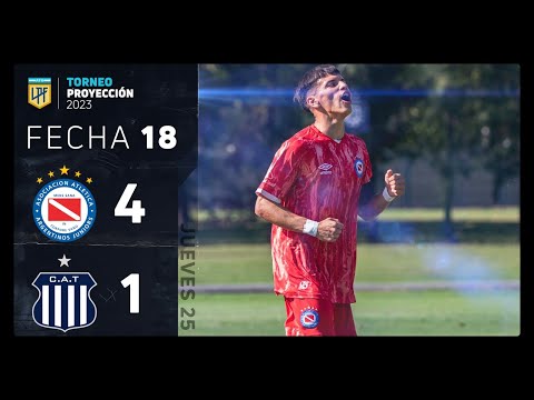 #TorneoProyección 2023 | Fecha 18 | resumen de Argentinos y Talleres