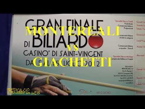 MONTEREALI vs GIACHETTI  13° CAMPIONATO ITALIANO BILIARDO 2012 @TREDICALCIO