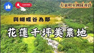 小魔女🧙‍♀️愛空拍（專任）花蓮蝴蝶谷旁｜千坪美農地