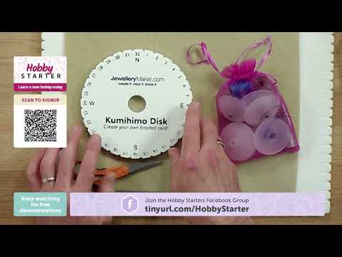 Introduction to Kumihimo with Mark Smith from JewelleryMaker | Hobby Starter