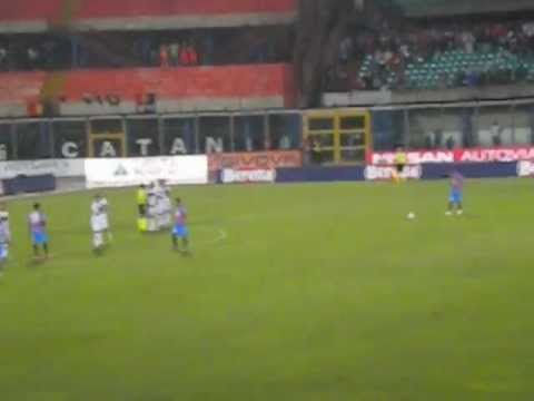 CATANIA - GENOA: Goal su punizione di Francesco Lodi! 3-2