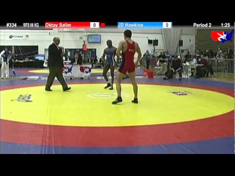 Schultz MFS 66 KG Cons. Round 2: Oktay Salim (Bulgaria) vs. JD Hawkins (Team Jesus-AIA)