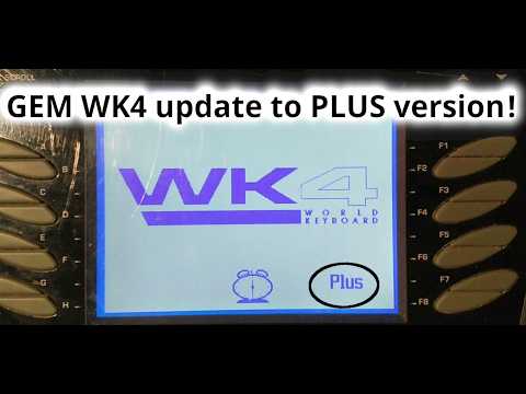 A video has been released on how to update GEM WK4 to the PLUS version ...