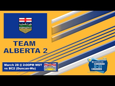 2024 New Holland Canadian Under-21 Curling Championships - Hiebert (AB2) vs Duncan-Wu (BC2)