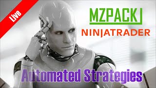 🔴 Trading ES Futures with MZpack Footprint Action Strategy | NinjaTrader 8