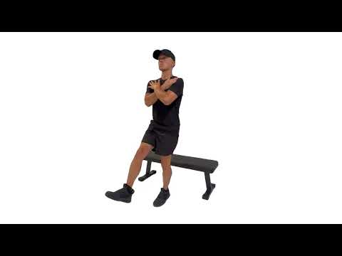 Sit to Stand single leg (left) w/ straight leg