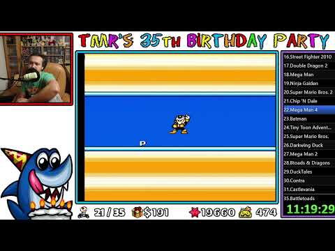35 Birthday Stream Party - Mega Man 4 (NES)